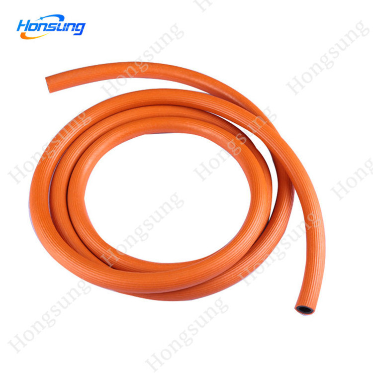 Commercial yellow cooker hose flexible lpg natural gas hose