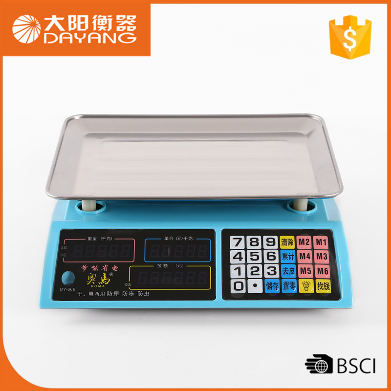 New Design Precision Industria 30KG digital electronic weighing scales