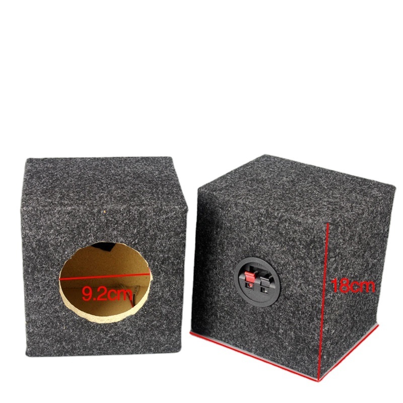 Soway Empty Subwoofer Speaker Box Wooden OPG Empty Speaker Box Bass Speaker Cabinets for 4*5*6*6.5*9 inch