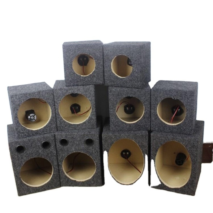 Soway Empty Subwoofer Speaker Box Wooden OPG Empty Speaker Box Bass Speaker Cabinets for 4*5*6*6.5*9 inch