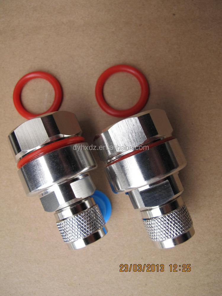 N male connector for 7/8 coaxial feeder cable