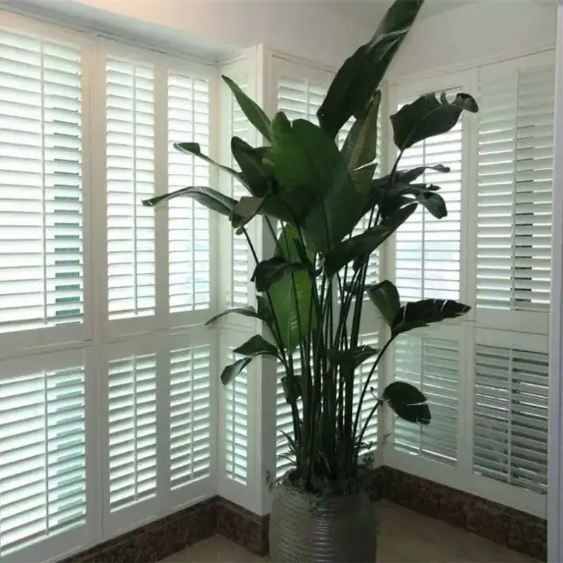 China Factory wholesale window  motor plantation shutters