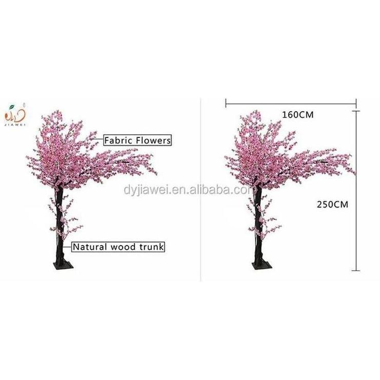 JIAWEI Fake Plants Vine Purple Tree Orchid Outdoor Cheap Wholesale Ceiling In Bulk Marigold Fake Babys Breath Trees Flowers