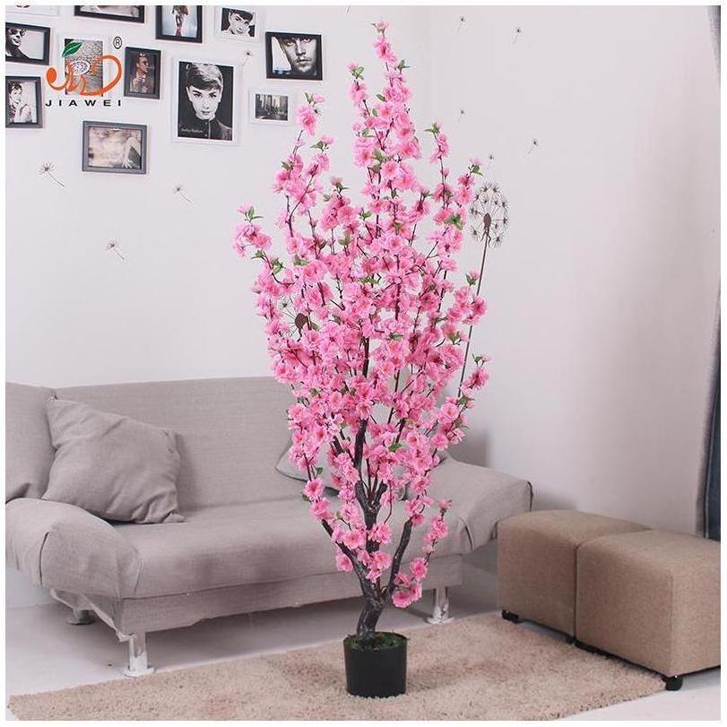 Plant Artificial Tree flores artificial mayoreo 2024 Ficus Pot Clearance Wholesale Of Home Decoration Artificial Green Plant