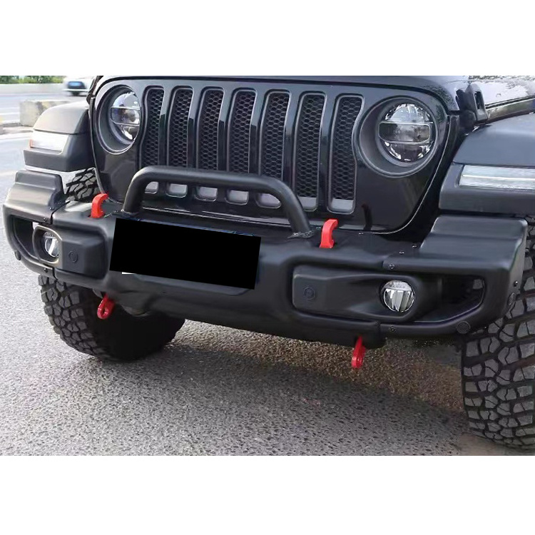 Automobile factory steel aluminium Front bumper WIth U Bar for Jeep Wrangler JK 2007-2017Jeep Wrangler JL2018+