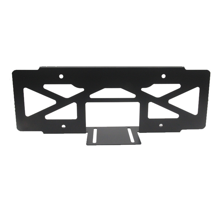 Black  Spare Tire Mount License Plate Rear Plate License Relocation Bracket For Jeep Wrangler JL2018-2023