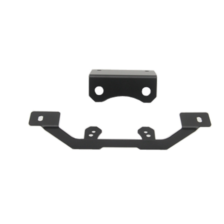 Black  Spare Tire Mount License Plate Rear Plate License Relocation Bracket For Jeep Wrangler JL2018-2023