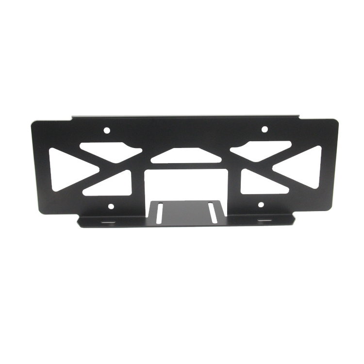 Black  Spare Tire Mount License Plate Rear Plate License Relocation Bracket For Jeep Wrangler JL2018-2023