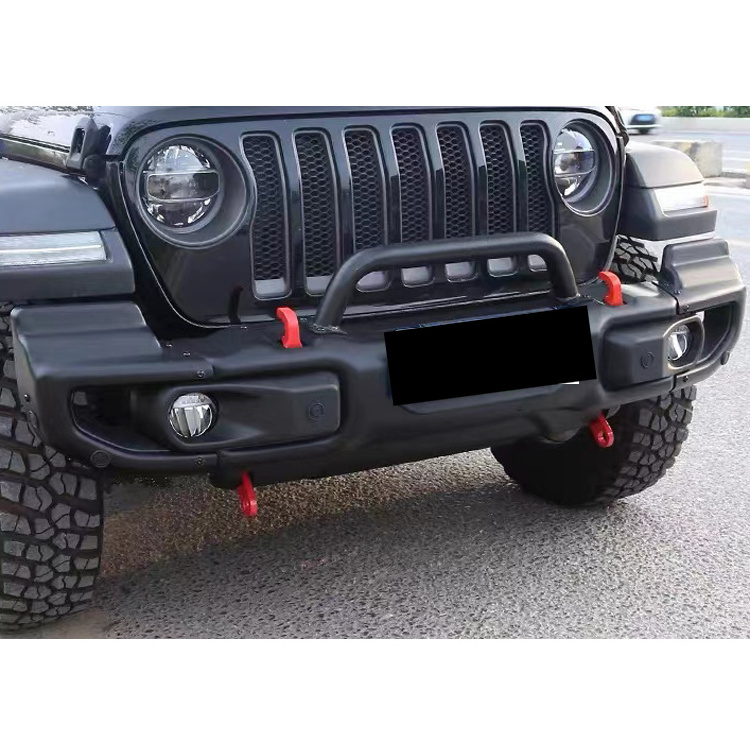 Automobile factory steel aluminium Front bumper WIth U Bar for Jeep Wrangler JK 2007-2017Jeep Wrangler JL2018+