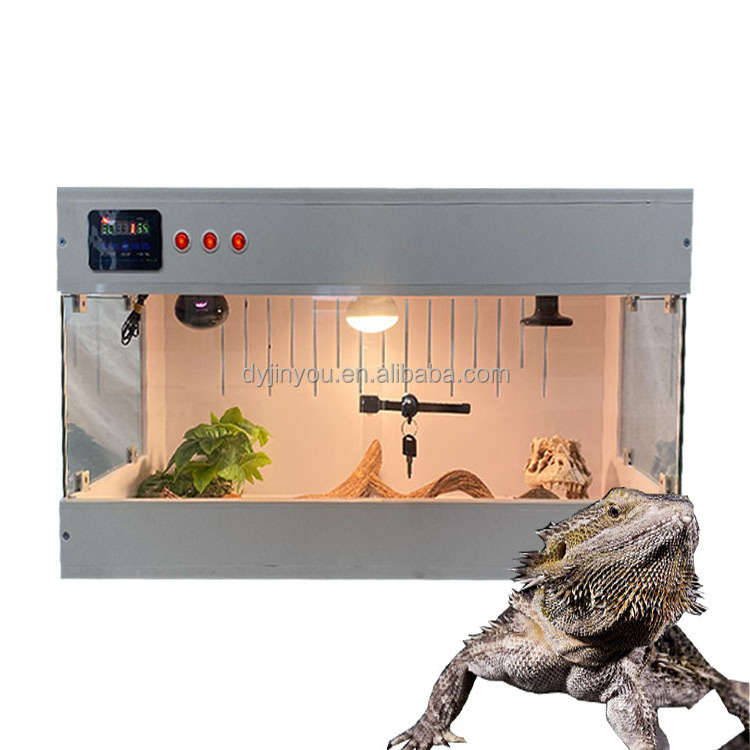 New PVC pet carrier reptile enclosure 80*40*40cm long bearded dragon leopard gecko snake bristle lion breeding glass container