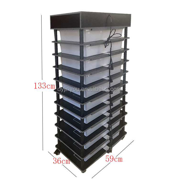 Intelligent 10-layer snake rack Reptile enclosure PVC snake rack bathtub snake rack, accept the number of layers customized