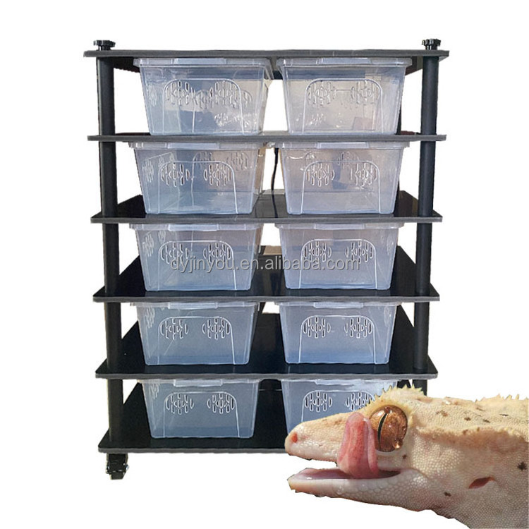 2023 Flat pack reptile supplies display shelf Ciliary horn lizard tortoise leopard gecko chameleon breeding box reptile shelf