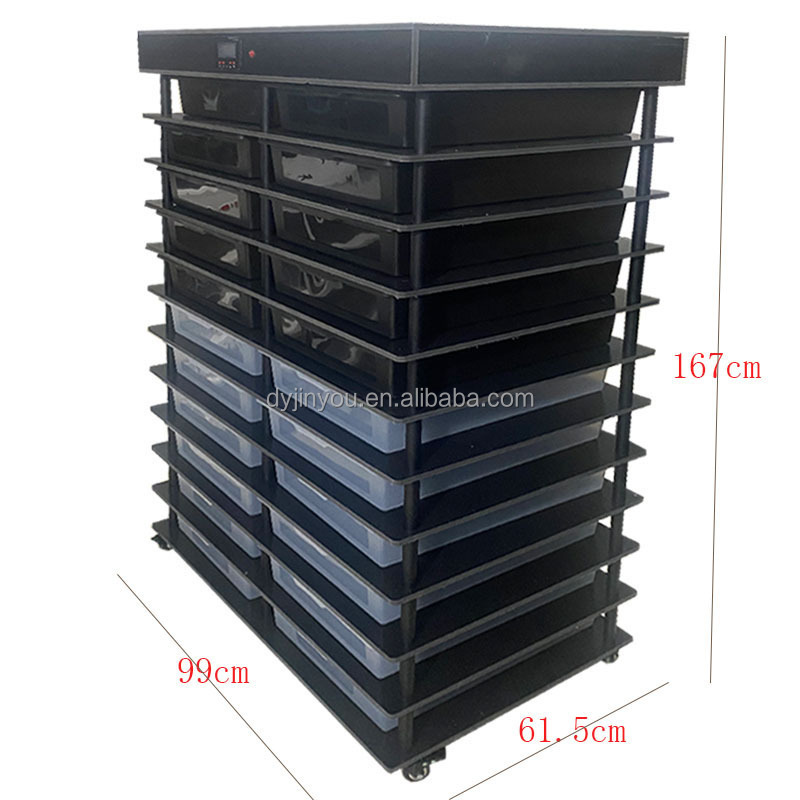 Smart aluminum bracket PVC Reptile rack System Snake blue tongue skink breeding display rack with box