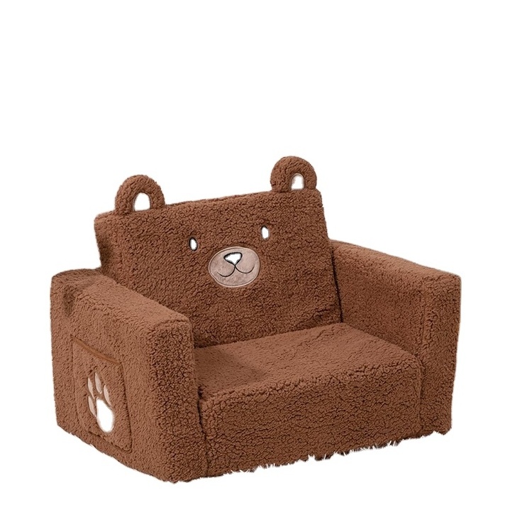 Modern style medium density foam sponge filled sofa children furniture  sofa chair for sale