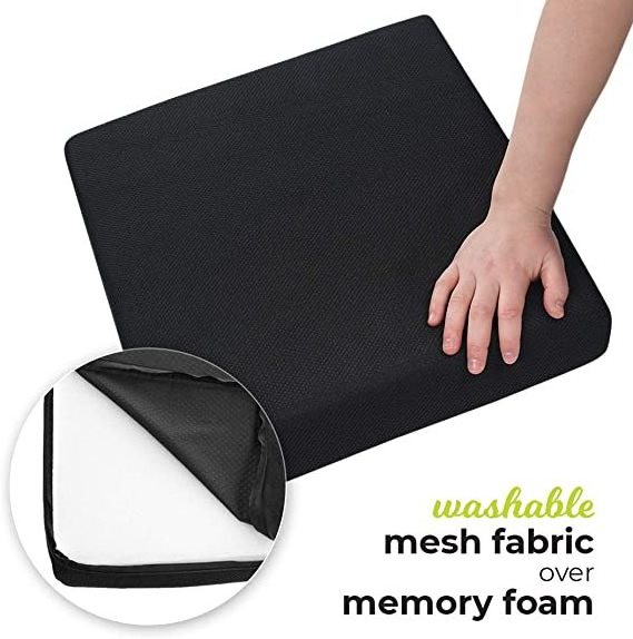 Car Seat Memory Foam Lumbar Support Back Cushion