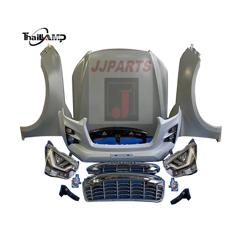 New Arrival Car Bumper Grille Headlights Whole Body Kit For Isuzu Dmax 2012 Upgrade to 2020