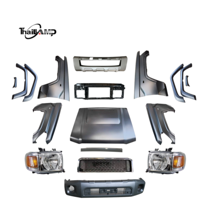 New arrivals headlight front bumper protective parts device bodykit for Toyota Land Cruiser FJ75 1999-