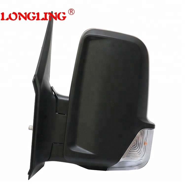 China supplier long ling LL  LL01-60-026 vans Auto body parts  rear view side door mirror  for Mercedes Sprinter 2018