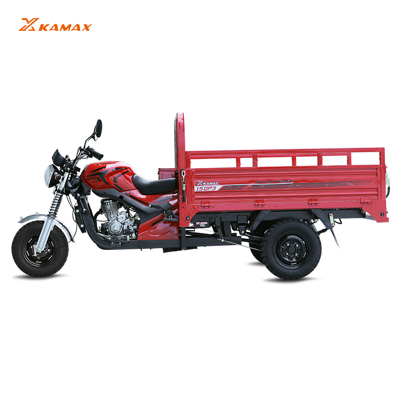 KAMAX popular economic 150cc motorized three wheel cargo tricycle 3 wheel motorcycle gasoline