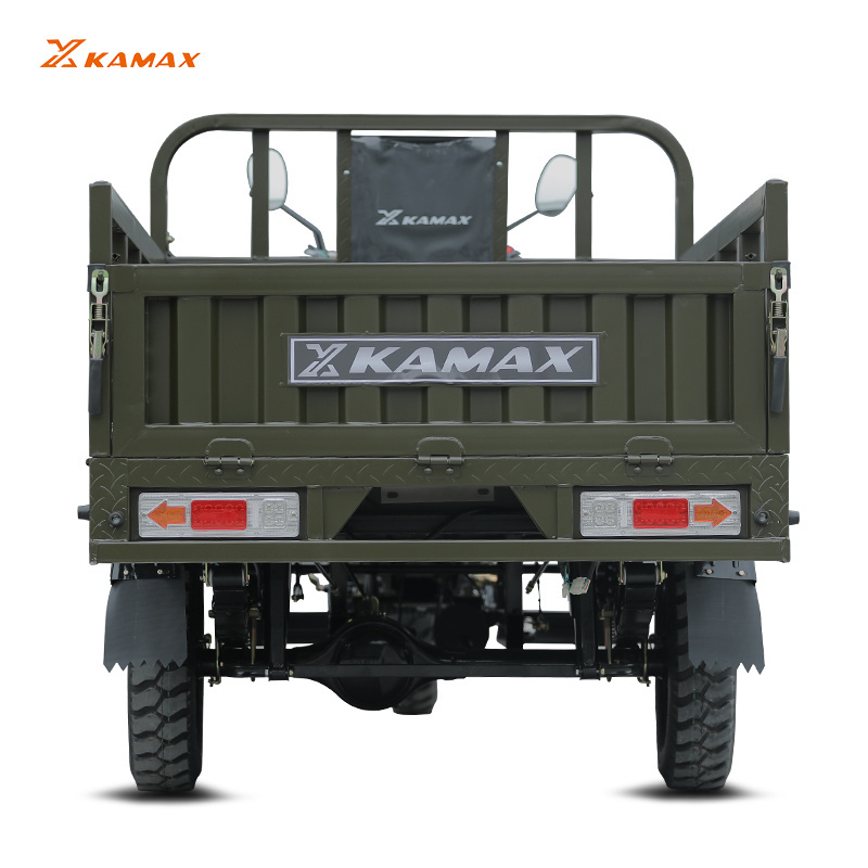 KAMAX Customization 4 Stroke 12v9a Gasoline 200cc Motorised Tricycle Loading Three Wheel Tricycle