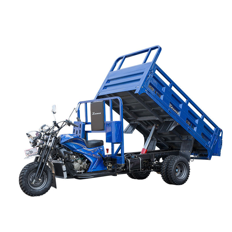 Kamax motorcycle China Wear-resistant Durable Dump Cargo Truck Tricycle 5 Wheel Cargo Tricycle Petrol