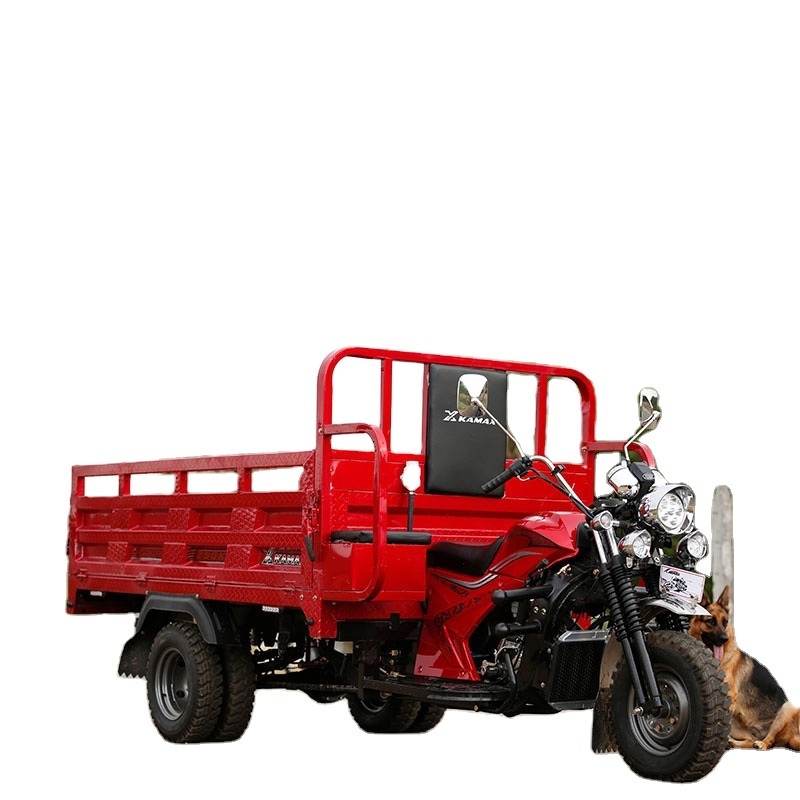 KAMAX 250cc/300cc Auto Loader Five Wheel Gasoline Motorcycle Agricultural Three Wheel Motorized Cargo Tricycle