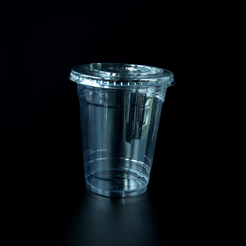 14oz 400ml disposable plastic pet cold bitter lemon juice cup