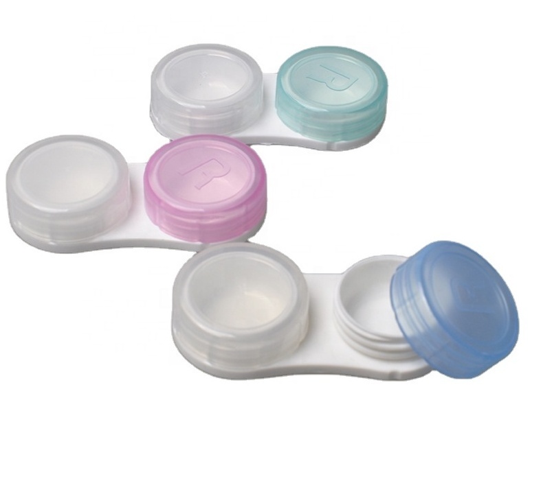 Colorful Contact Lenses Plastic Case Portable Cheap Contact Lenses Cases High Quality Colorful Plastic case