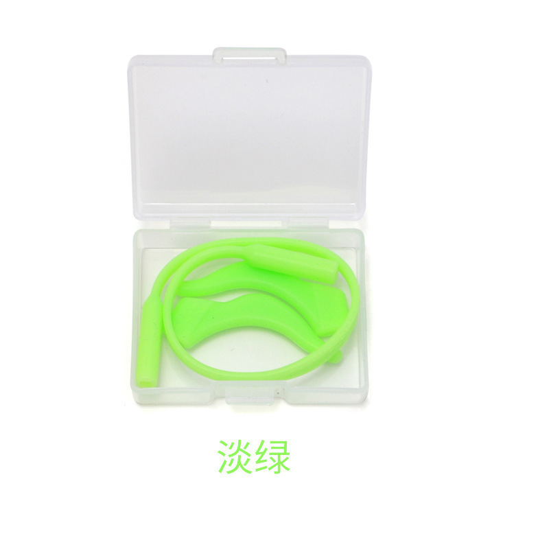 Wholesale personalized colorful  glasses anti-slip adjustable silicone eyewear chain with single box