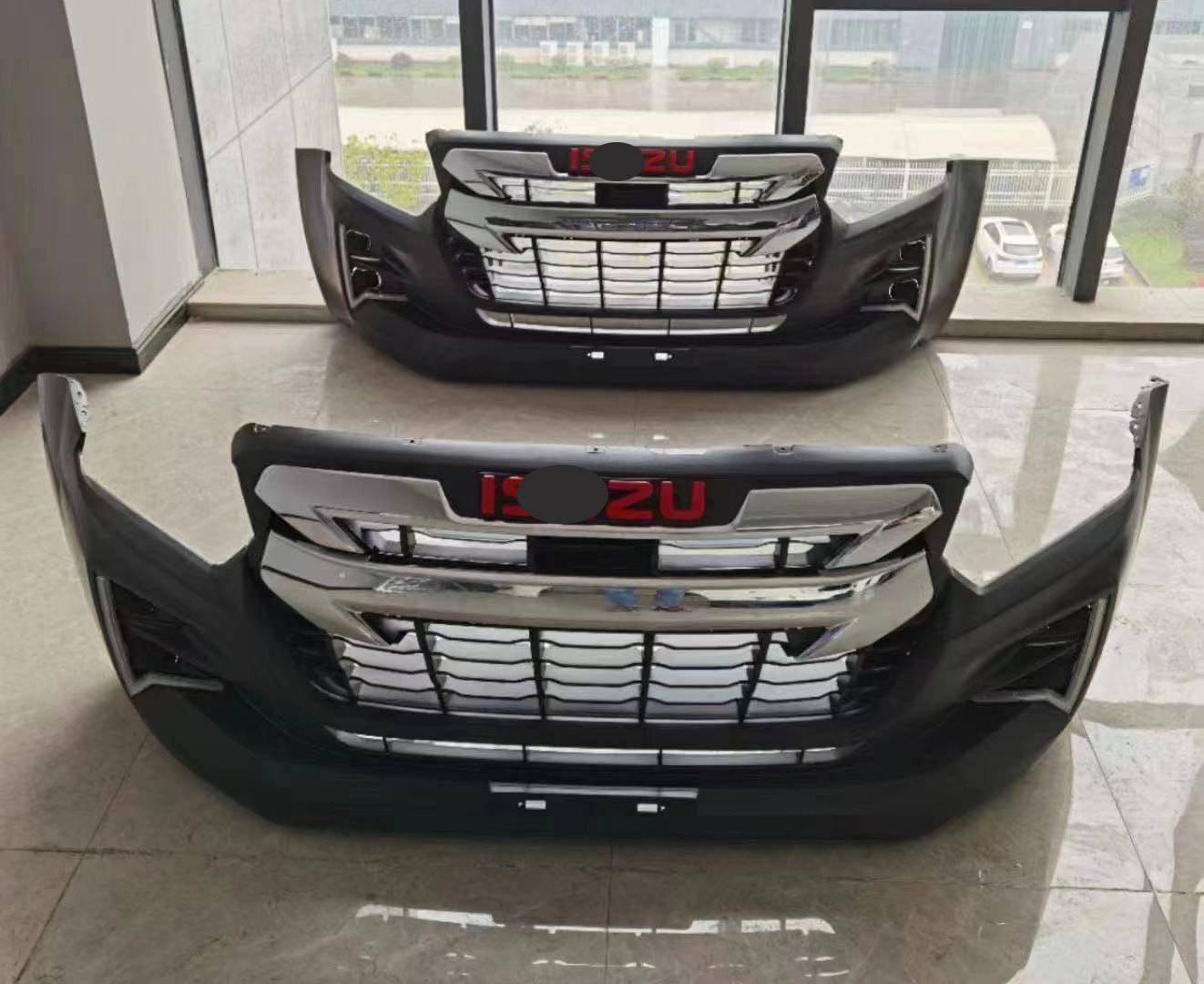 KLT Newest Car Front Bumper Facelift Wide Conversion Bodykit Body Kit for Dmax 2016-2019 Change Upgrade to 2020 2021