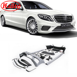 klt-A-0146- S CLASS W222 S300L S500 S550 upgrade to S63 s65 AMG auto parts body kit bumper PP body kits W222 body kit