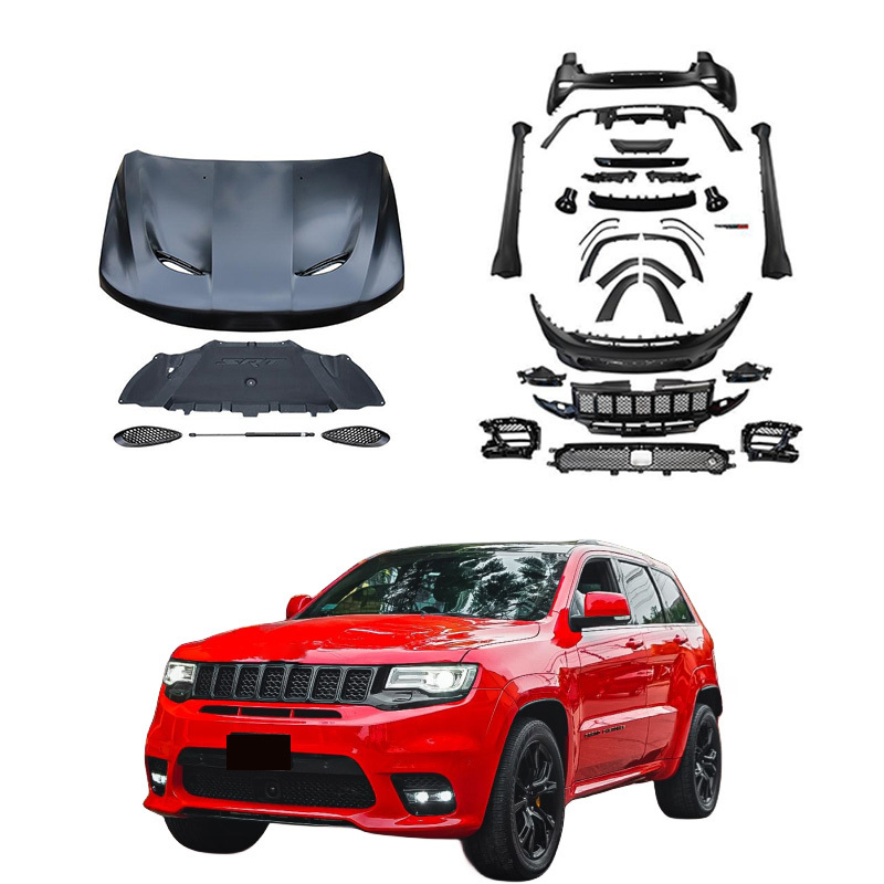 KLT Srt8 Body Kit For Grand Cherokee Srt8 Body Kit With Hood 2017 2018 2019 2020 Car Accessories