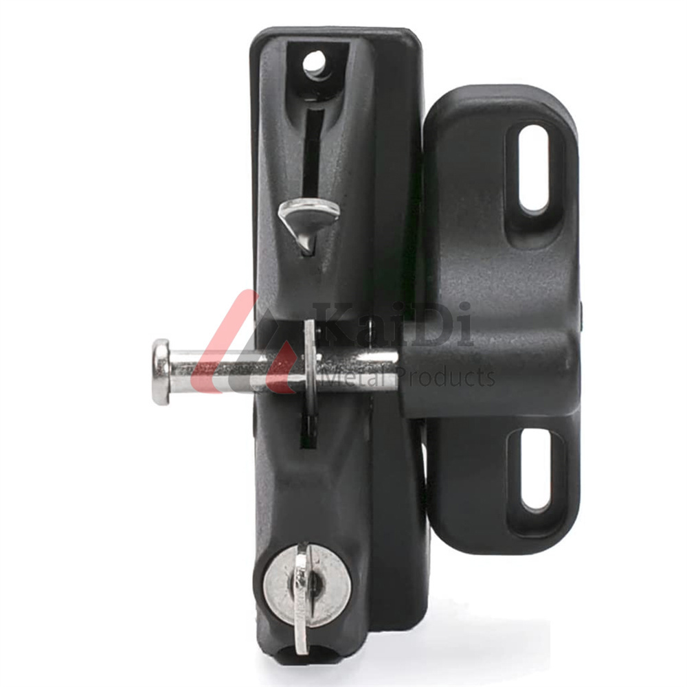 Yard locking gate latch 2 sided gate latch vinyl lock zinc door lock