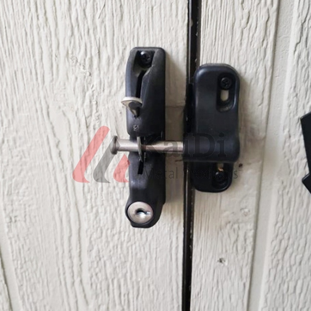 Yard locking gate latch 2 sided gate latch vinyl lock zinc door lock