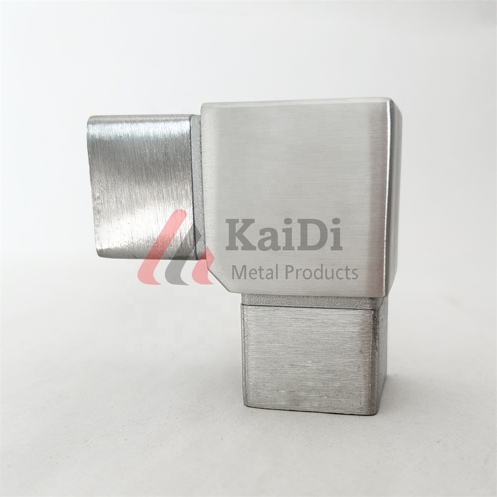 connector balustrade pipe railing 90 degree elbow square tube corner connectors