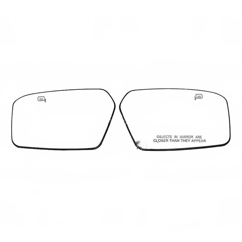 6E5Z17K707A 6E5Z17K707B For Ford Fusion For Mercury Milan Side Rearview Heated Mirror Glass View Replacement Mirror lens