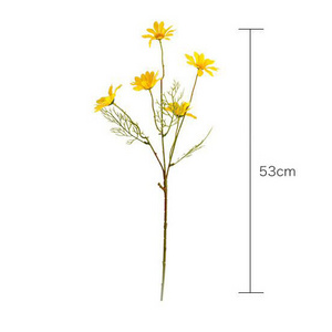 53CM Silk Daisy artificial Flowers Decor Artificial Flowers Bouquet Decorative Flower Home Wedding Decoration Wholesale