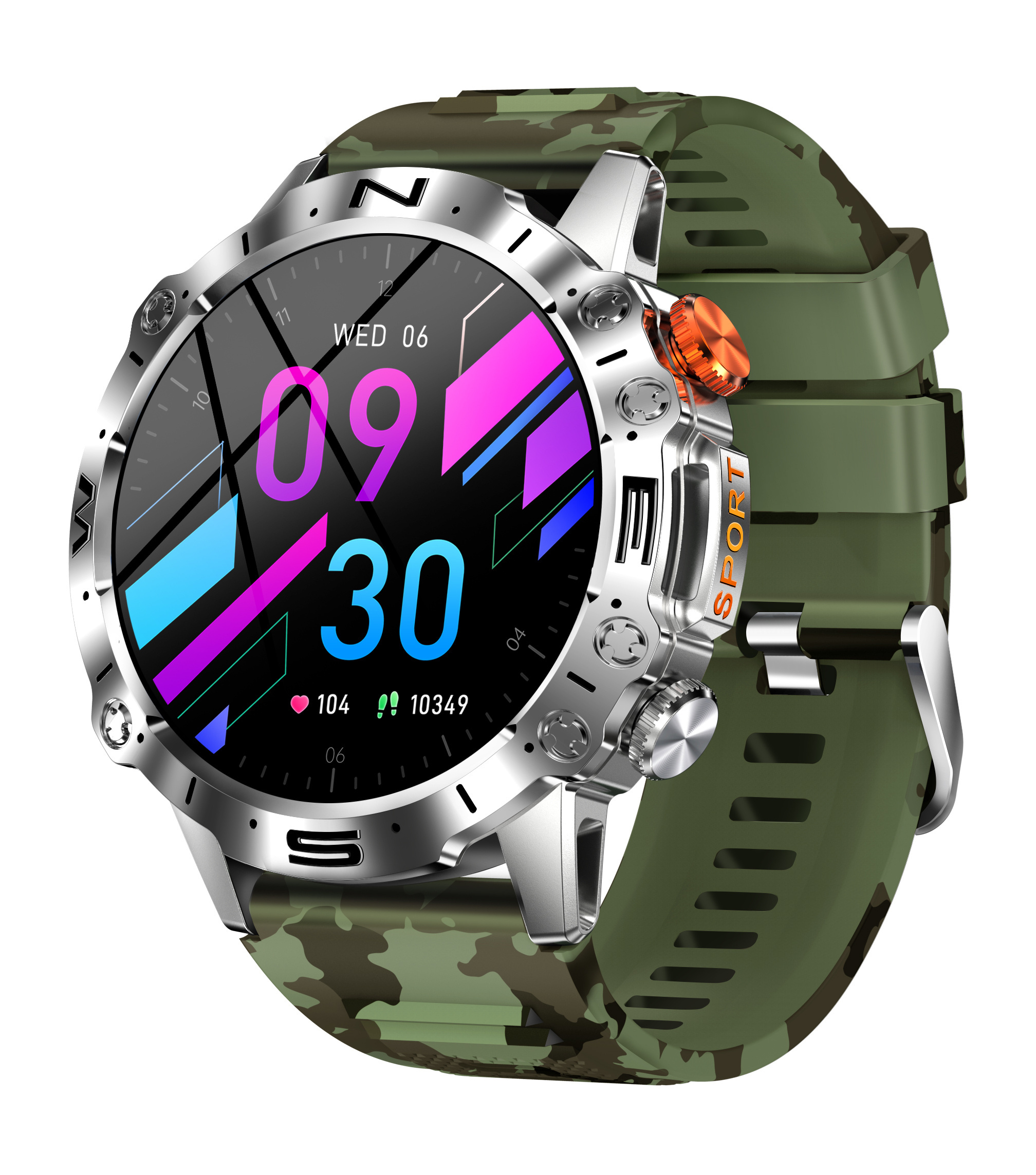 New Sports K59 Smartwatch Support Bt Calls Pedometer And Other Sports Mode Fitcloudpro App High-Quality Sports K59 Pro Watch