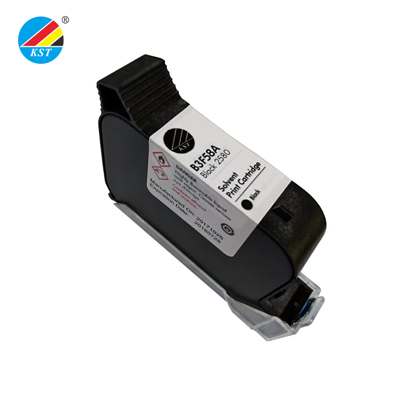 KST premium ink for HP 45 HP45 B3F58A B3F58B inkjet recycling cartridge 2580 2588 fast dry solvent based ink remanufactured