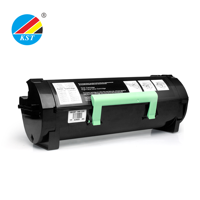 Toner cartridge with chip compatible for Lexmark MX-310 MX-410 MX-510 MX-610 MX-611MX310 MX410 MX510 MX610 MX611 printer powder