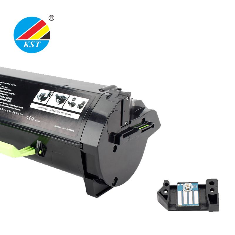 Toner cartridge with chip compatible for Lexmark MX-310 MX-410 MX-510 MX-610 MX-611MX310 MX410 MX510 MX610 MX611 printer powder