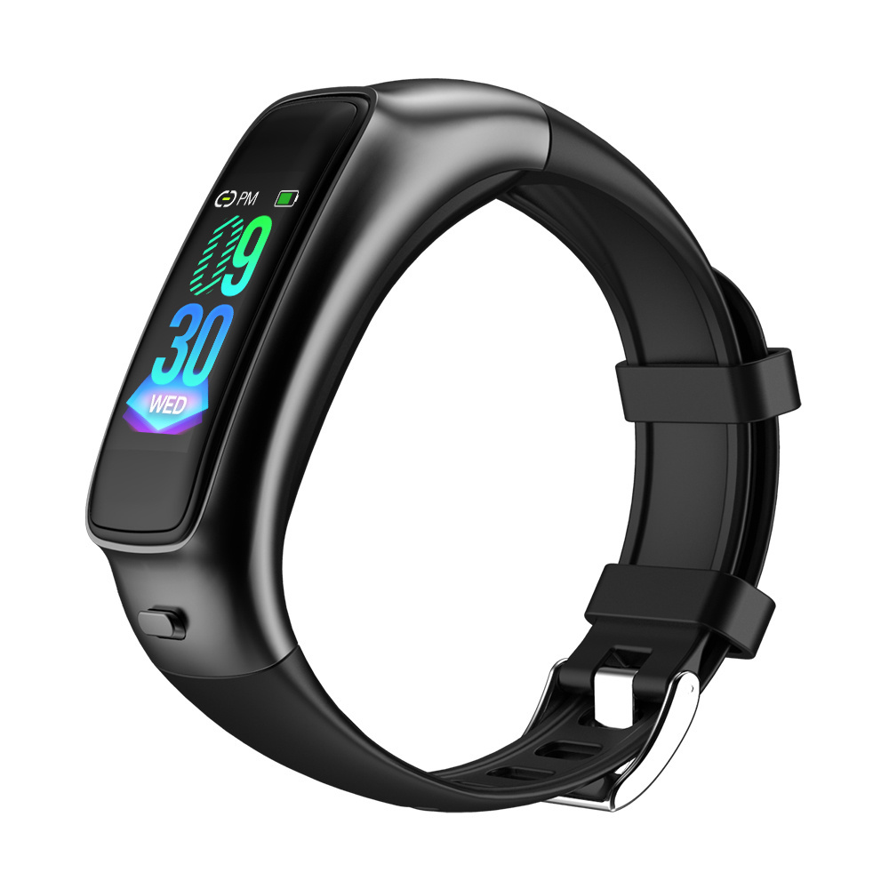 2023 New Bt02 Bt Headset Bracelet Tft Screen Call Music Heart Rate Monitoring Smart Smartwatch