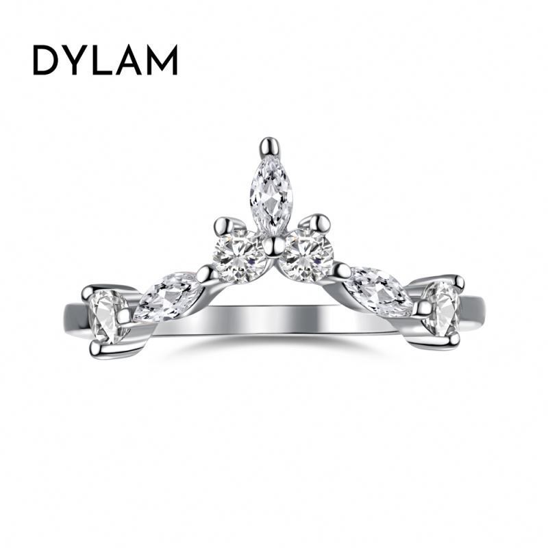 Dylam 925 bold silver wedding rings stallone ring sterling men french spring puzzle rock spinner mystic natural wave stone ring