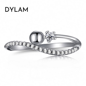 Dylam 925 Designer Sterling Silver Rings Real Stone Feather Ring Sl Lion King Name Medusa Gold Skull Bohemian Pirate