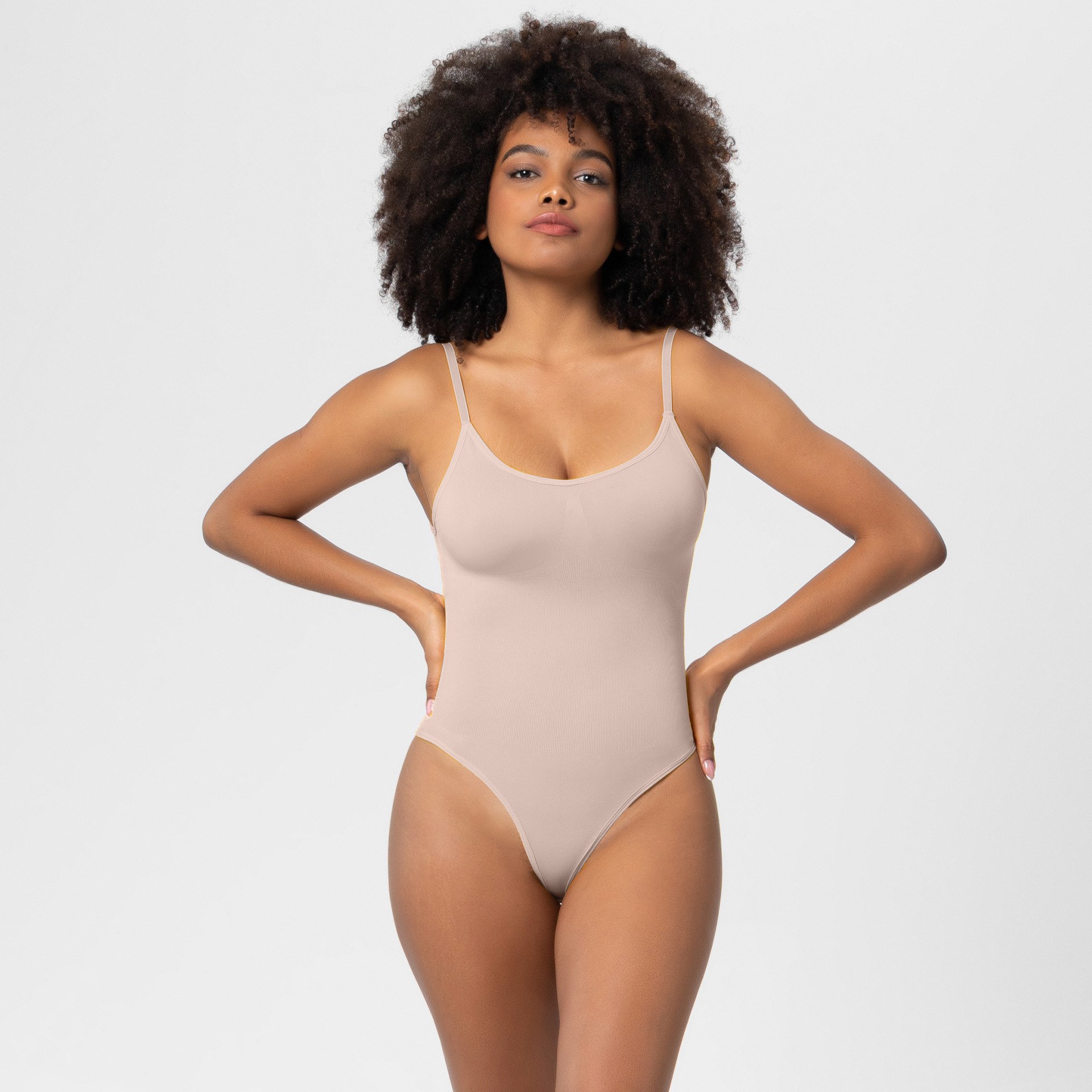 Seamless Women's Bodysuits Custom Logo Plus Size U- Neck Adjustable Strap Solid Sleeveless Quick Dry Sexy Shapewear New Arrivals