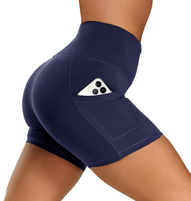 2024 Women's Shorts Yoga Women's Yoga Sexy Women's Casual Shorts Cycling Solid Bike Gym High Waist Shorts Custom Logo Wholesale