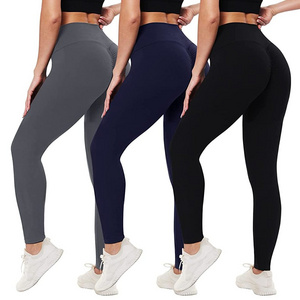 Yoga Scrunch Butt Full Length Leggings Hot Gym Leggings Wholesale Factory Butt Lifting Black Leggings For Women High Quality