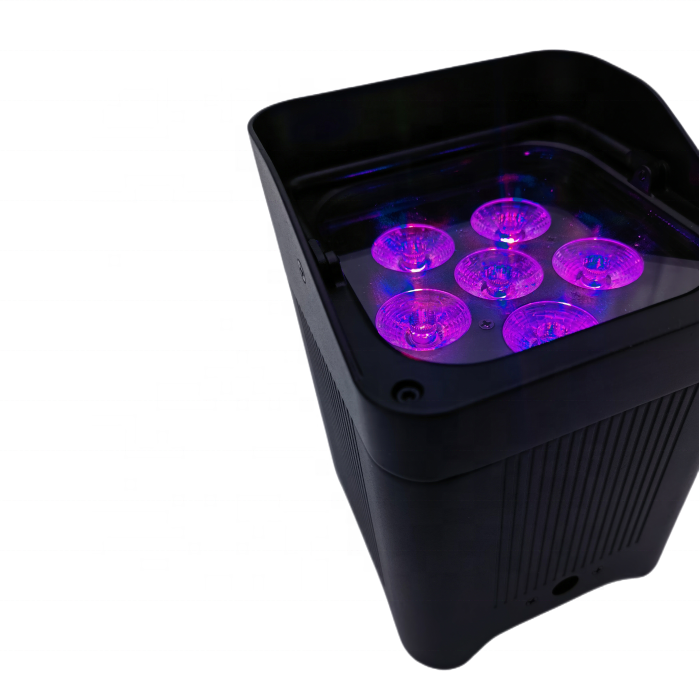 High Quality Wireless Uplight 6X18W Rgbwa Uv 6In1 Battery Powered Led Par Can Stage Lighting Led