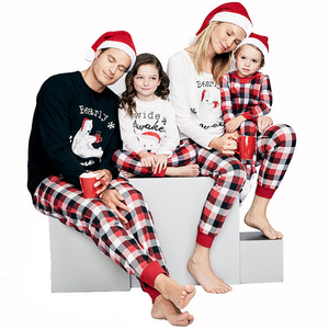 Christmas garment Women's Sleepwear Thermal Pajama Set family series loungewear essentials to wear every