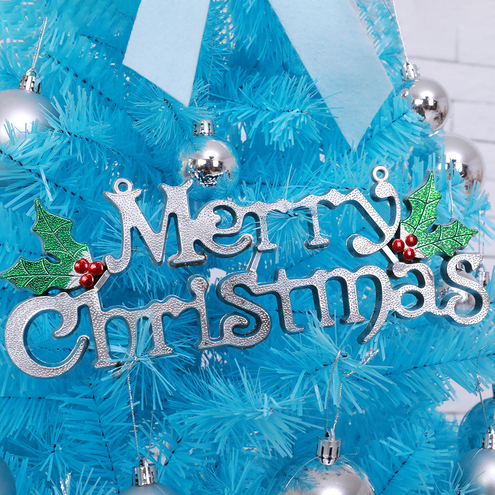 Christmas decorations stereoscopic Merry Christmas letter doorplate